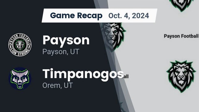Football Game Preview: Payson Lions vs. Uintah Utes