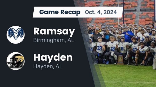 Football Game Preview: Ramsay Rams vs. Carver Birmingham Rams