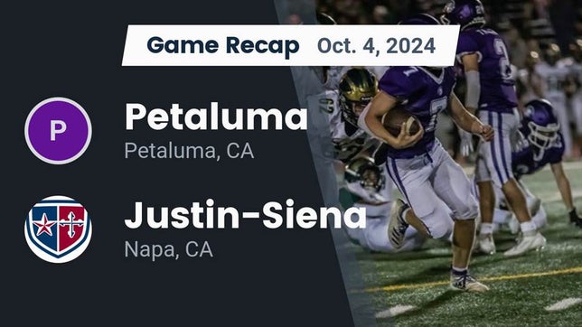 Football Recap: Justin-Siena Comes Up Short