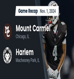 St. Charles North vs Chicago Mt. Carmel Football 11/9