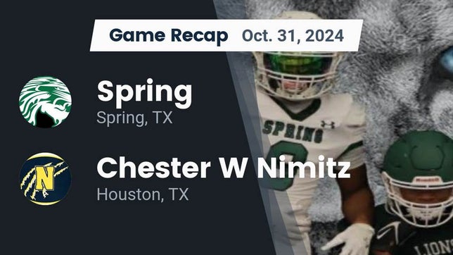 Football Game Preview: Spring Lions vs. Aldine Mustangs