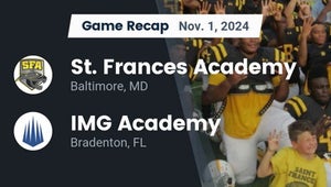IMG Academy vs St. Frances Academy | Football | 11/1