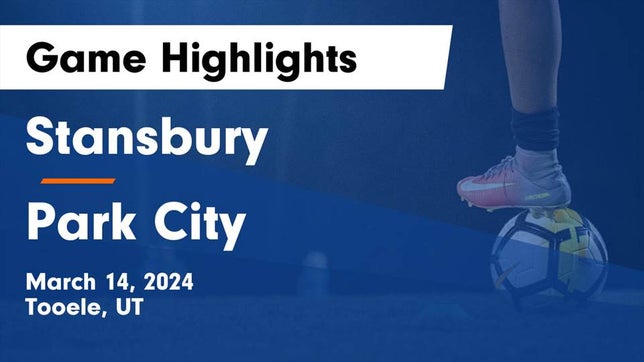 Watch this highlight video of the Stansbury (Stansbury Park, UT) soccer team in its game Stansbury  vs Park City  Game Highlights - March 14, 2024 on Mar 14, 2024