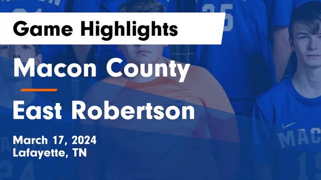 Watch this highlight video of the Macon County (Lafayette, TN) soccer team in its game Macon County  vs East Robertson  Game Highlights - March 17, 2024 on Mar 17, 2024