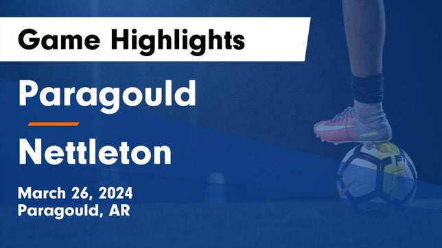 Watch this highlight video of the Paragould (AR) soccer team in its game Paragould  vs Nettleton  Game Highlights - March 26, 2024 on Mar 26, 2024