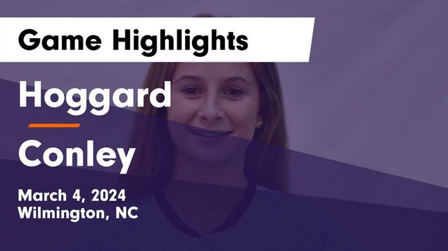 Watch this highlight video of the Hoggard (Wilmington, NC) girls soccer team in its game Hoggard  vs Conley  Game Highlights - March 4, 2024 on Mar 4, 2024