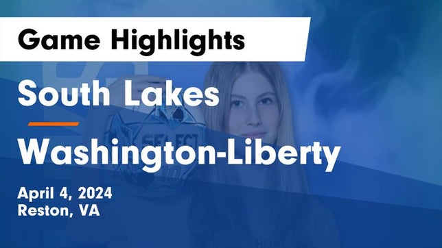 Watch this highlight video of the South Lakes (Reston, VA) girls soccer team in its game South Lakes  vs Washington-Liberty  Game Highlights - April 4, 2024 on Apr 4, 2024