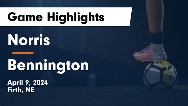 Watch this highlight video of the Norris (Firth, NE) girls soccer team in its game Norris  vs Bennington  Game Highlights - April 9, 2024 on Apr 9, 2024