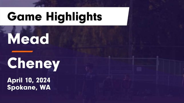 Watch this highlight video of the Mead (Spokane, WA) soccer team in its game Mead  vs Cheney  Game Highlights - April 10, 2024 on Apr 10, 2024