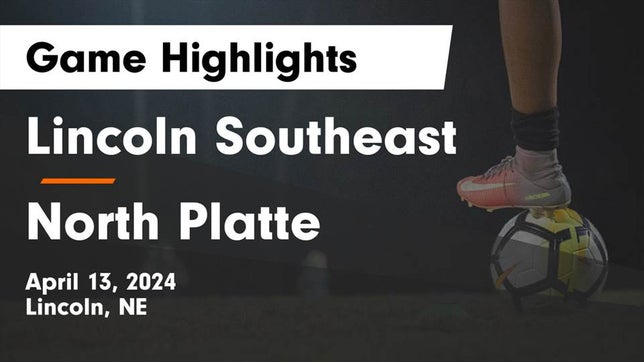 Watch this highlight video of the Lincoln Southeast (Lincoln, NE) girls soccer team in its game Lincoln Southeast  vs North Platte  Game Highlights - April 13, 2024 on Apr 13, 2024