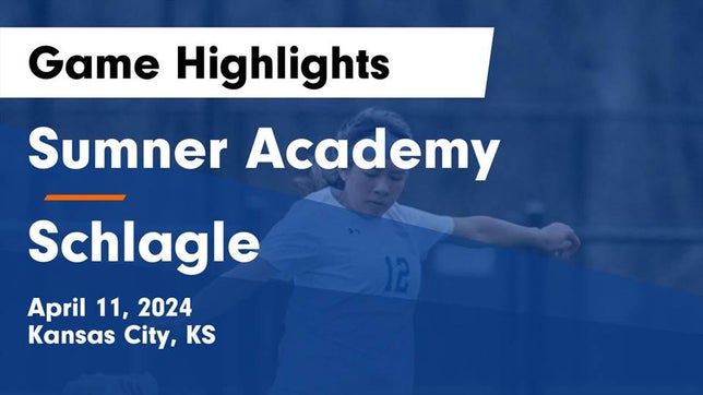 Watch this highlight video of the Sumner Academy (Kansas City, KS) girls soccer team in its game Sumner Academy  vs Schlagle  Game Highlights - April 11, 2024 on Apr 11, 2024