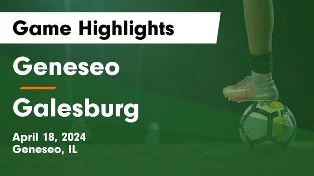 Watch this highlight video of the Geneseo (IL) girls soccer team in its game Geneseo  vs Galesburg  Game Highlights - April 18, 2024 on Apr 18, 2024