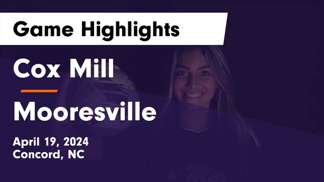 Watch this highlight video of the Cox Mill (Concord, NC) girls soccer team in its game Cox Mill  vs Mooresville  Game Highlights - April 19, 2024 on Apr 19, 2024