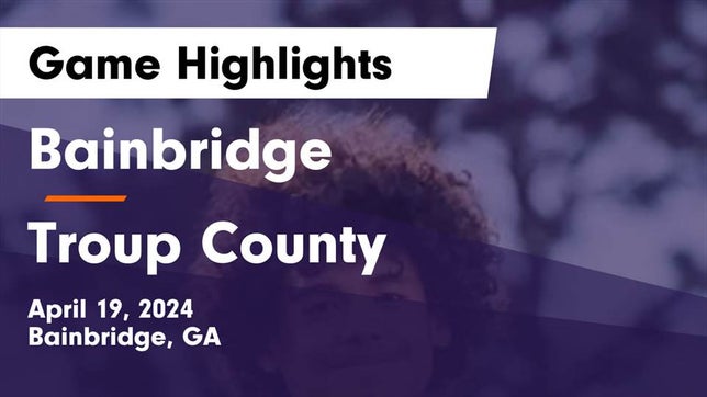 Watch this highlight video of the Bainbridge (GA) soccer team in its game Bainbridge  vs Troup County  Game Highlights - April 19, 2024 on Apr 19, 2024