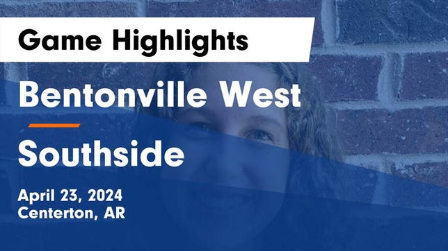Watch this highlight video of the Bentonville West (Centerton, AR) girls soccer team in its game Bentonville West  vs Southside  Game Highlights - April 23, 2024 on Apr 23, 2024