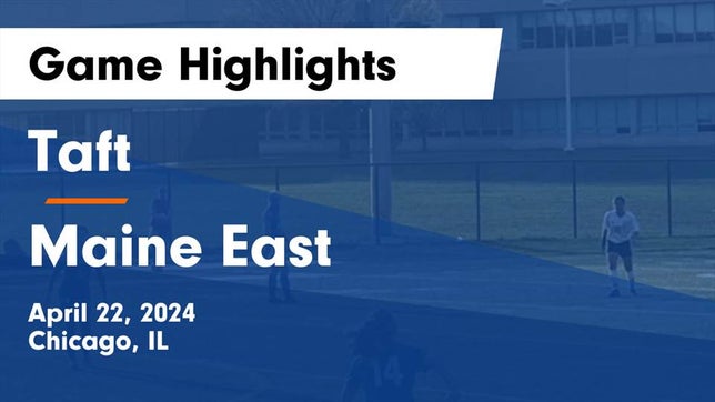 Watch this highlight video of the Taft (Chicago, IL) girls soccer team in its game Taft  vs Maine East  Game Highlights - April 22, 2024 on Apr 22, 2024