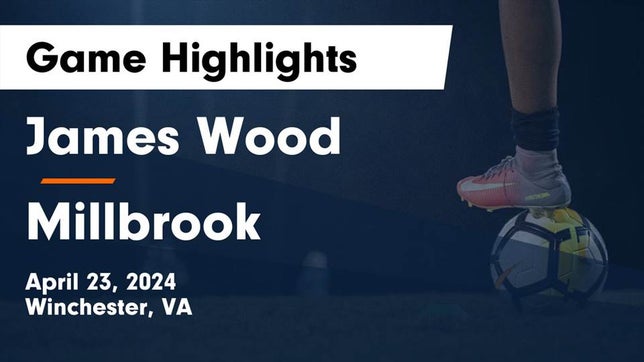 Watch this highlight video of the James Wood (Winchester, VA) girls soccer team in its game James Wood  vs Millbrook  Game Highlights - April 23, 2024 on Apr 23, 2024
