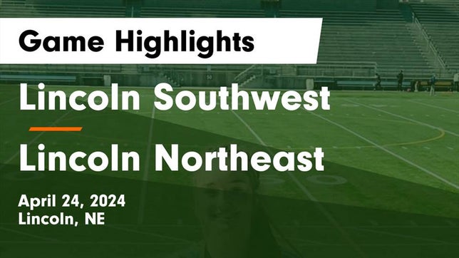 Watch this highlight video of the Lincoln Southwest (Lincoln, NE) girls soccer team in its game Lincoln Southwest  vs Lincoln Northeast  Game Highlights - April 24, 2024 on Apr 24, 2024