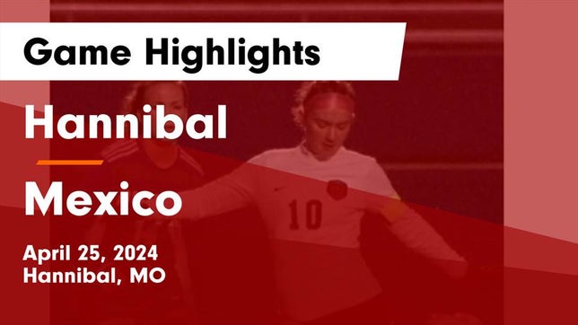 Watch this highlight video of the Hannibal (MO) girls soccer team in its game Hannibal  vs Mexico  Game Highlights - April 25, 2024 on Apr 25, 2024