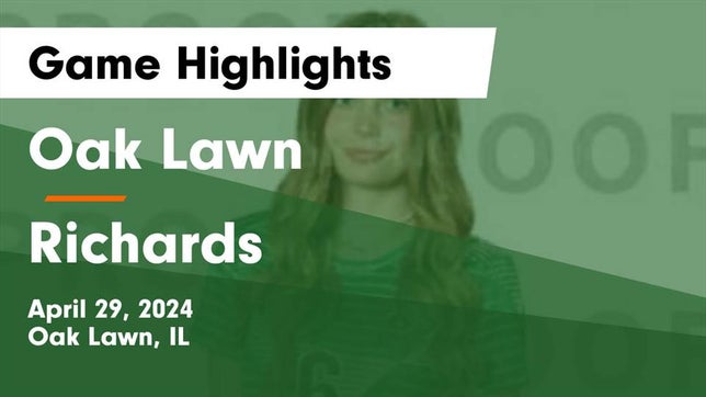 Watch this highlight video of the Oak Lawn (IL) girls soccer team in its game Oak Lawn  vs Richards  Game Highlights - April 29, 2024 on Apr 29, 2024
