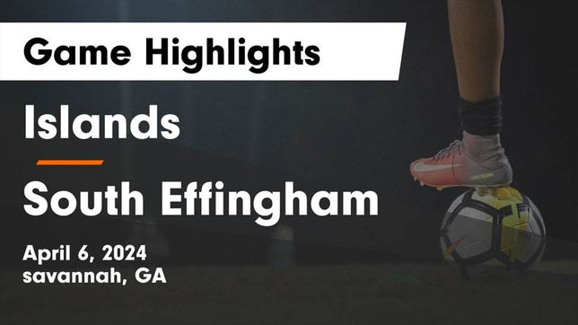 Watch this highlight video of the Islands (Savannah, GA) soccer team in its game Islands  vs South Effingham  Game Highlights - April 6, 2024 on Apr 6, 2024