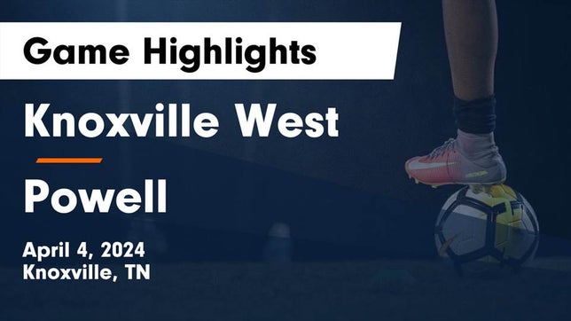 Watch this highlight video of the West (Knoxville, TN) soccer team in its game Knoxville West  vs Powell  Game Highlights - April 4, 2024 on Apr 4, 2024