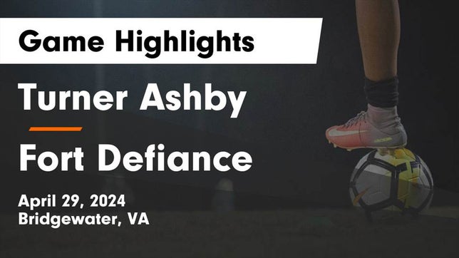 Watch this highlight video of the Turner Ashby (Bridgewater, VA) girls soccer team in its game Turner Ashby  vs Fort Defiance  Game Highlights - April 29, 2024 on Apr 29, 2024