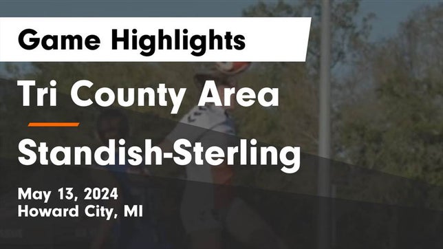 Watch this highlight video of the Tri County Area (Howard City, MI) girls soccer team in its game Tri County Area  vs Standish-Sterling  Game Highlights - May 13, 2024 on May 13, 2024