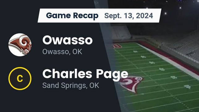 Football Game Preview: Owasso Rams Vs. Broken Arrow Tigers