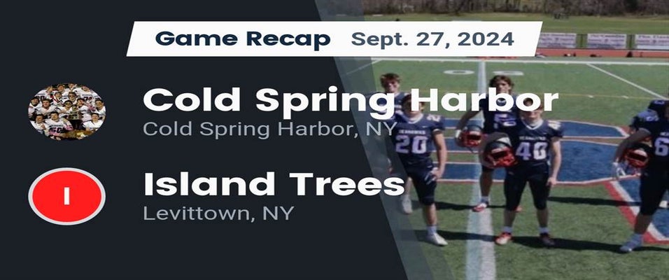 Island Trees vs Cold Spring Harbor Football 9/27
