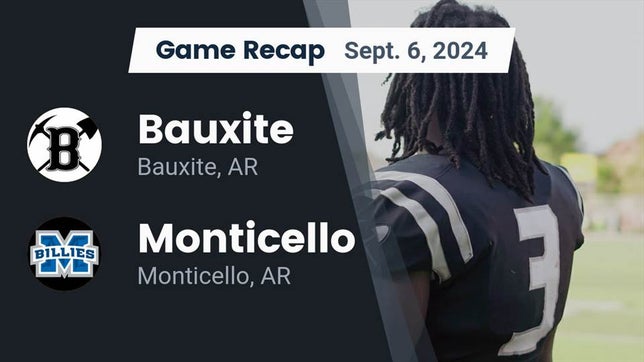 Football Recap: Bauxite Snaps Five-Game Streak of Wins at Home