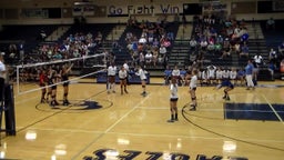 McCallum volleyball highlights vs. Cedar Creek High