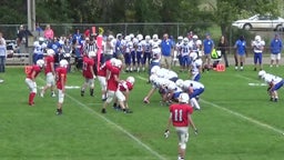 Des Lacs-Burlington football highlights vs. Surrey High School