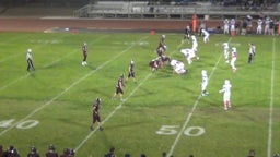 Brookside Christian football highlights Riverbank High School