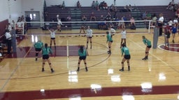 Cuero volleyball highlights vs. Flour Bluff High