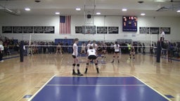 Phillips Exeter Academy volleyball highlights vs. Phillips Academy