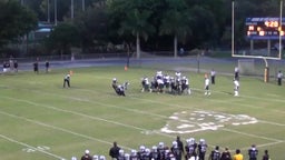 St. John Paul II Academy football highlights vs. Pine Crest High