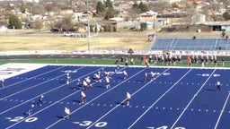 Aztec football highlights Lovington High School