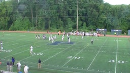 Saint John Paul the Great Catholic football highlights The Potomac School