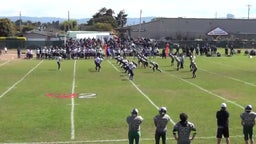 Hoopa Valley football highlights St. Bernard's High School