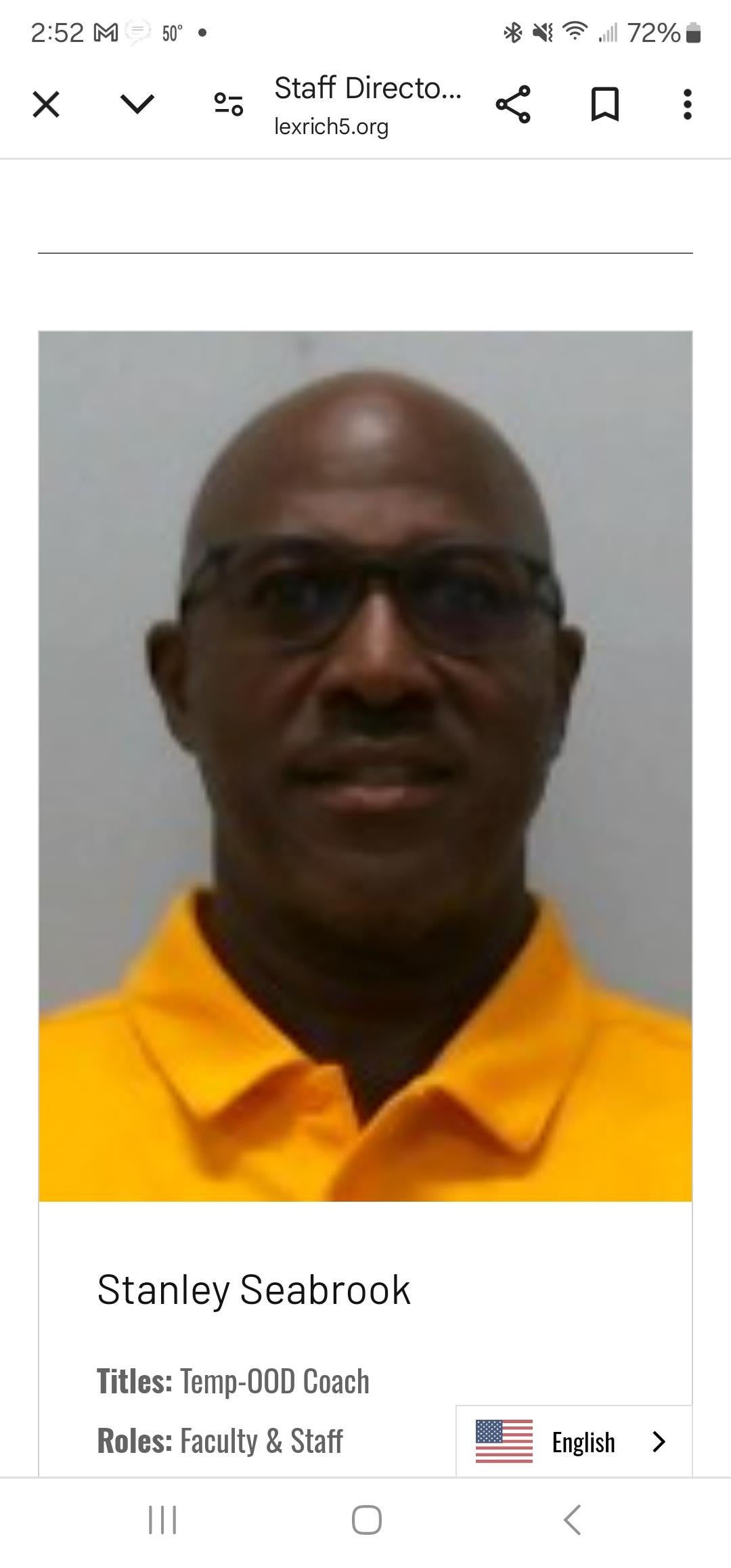 Stan Seabrook mugshot