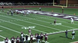 Miles football highlights Bronte High School