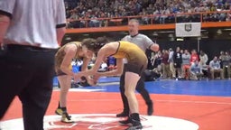 Gage Carter's highlights state wrestling day 1