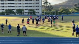 Moanalua football highlights Punahou School