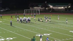 Harrison football highlights Queen of Peace High School