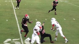 Young Americans Christian football highlights vs. Curtis Baptist
