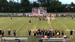 Wes-Del football highlights Monroe Central High School