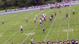 Delaware Academy football highlights Harpursville High School