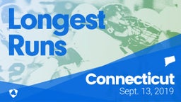Connecticut: Longest Runs from Weekend of Sept 13th, 2019
