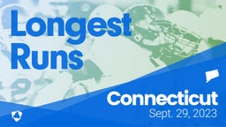 Connecticut: Longest Runs from Weekend of Sept 29th, 2023